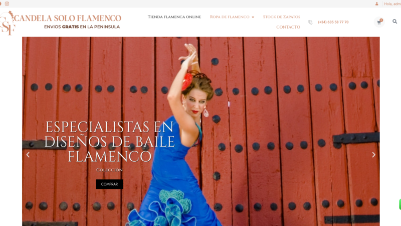 Candela Solo Flamenco: la marca gaditana que conquista a bailaoras y academias dentro y fuera de España